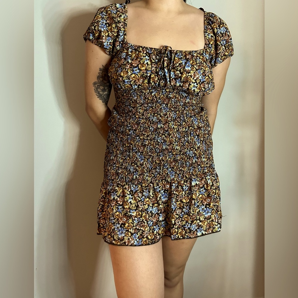 PEASANT PRINT DRESS Nwt